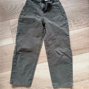 Evereve Olive Green Casual Utility Pants